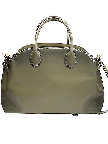 Coach Soft Empire 40 Carryall in Olive Green Leather Tote (view 2)