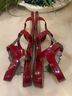 Ecco 100% Leather Red Sandals Size EU 40 - photo 9