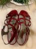 Ecco 100% Leather Red Sandals Size EU 40 - photo 11