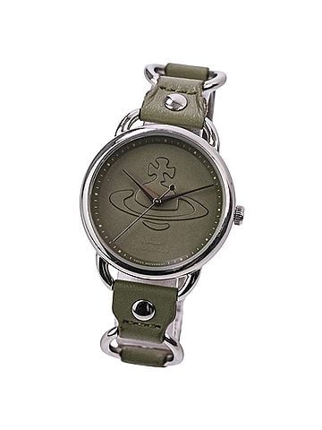 Vivienne Westwood Vivienne Westwood Carnaby Quartz Watch VV163OLSL Khaki Silver Color Women's (view 2)