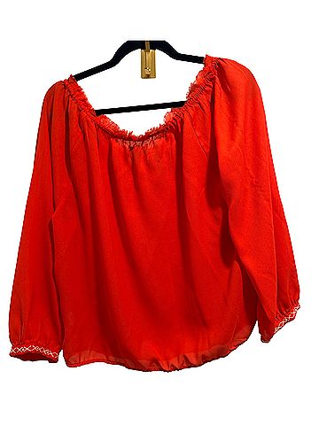 American Eagle Outfitters Long Sleeve Blouse (view 2)