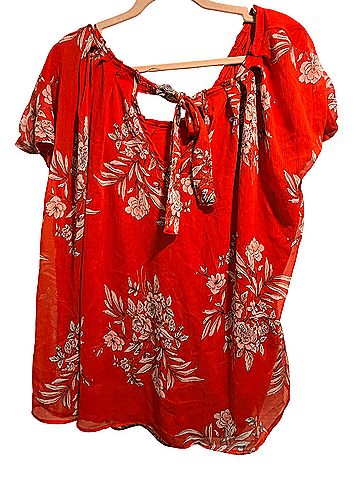 LC Lauren Conrad Short Sleeve Blouse (view 2)