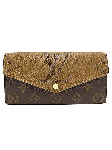 Louis Vuitton Louis Vuitton M80726 Portefeuille Sarah Long Wallet Monogram Reverse Women's LOUIS VUITTON (view 1)