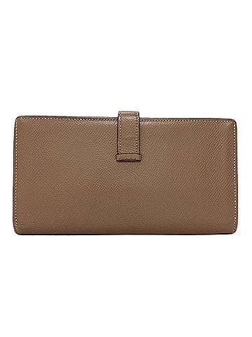 Hermès Hermes Bearn Soufflé Long Wallet with Silver Hardware, Epsom Leather, Women's (view 2)