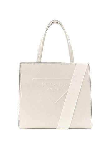 Prada Prada 1BG382 Triangle Logo Handbag, Calfskin, Women's PRADA (view 1)