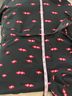 Equipment 100% Polyester Print Black Red Button-Down Shirt Size M - photo 5