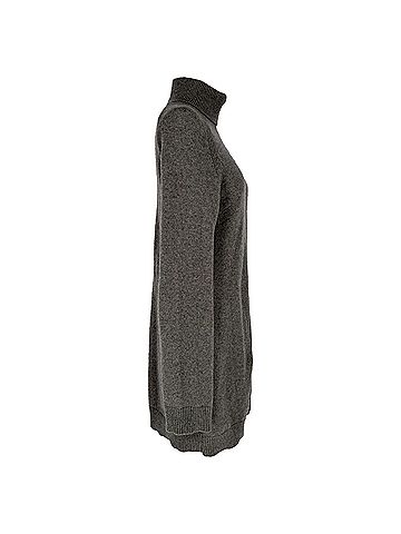 Loro Piana Loro Piana Dunster Mini Dress in Grey Cashmere (view 2)