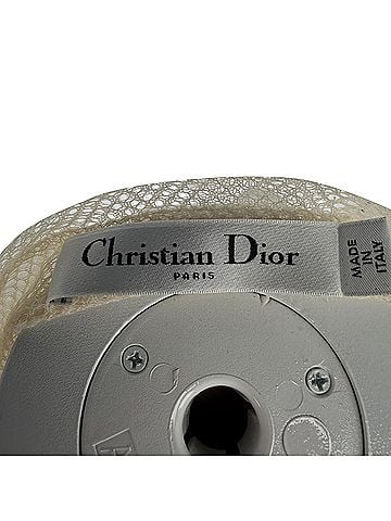 Christian Dior Christian Dior Mesh See Through Button Up Blouse in Ivory Silk (view 2)