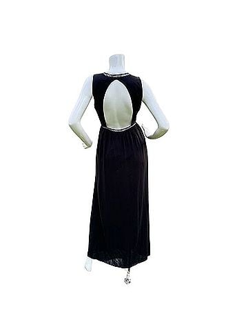 TOBI 90s V-Neck Maxi Length Dress Casual Dress (view 2)