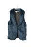 ECI 50% Polyester 50% Acrylic 100% Polyester Green Blue Vest Size M - photo 1