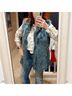 ECI 50% Polyester 50% Acrylic 100% Polyester Green Blue Vest Size M - photo 3