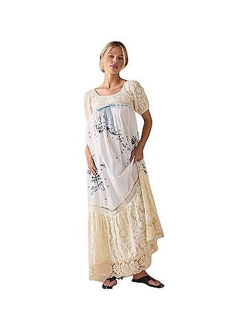 Kimchi Blue Ever After Embroidery Babydoll Maxi Dress Casual Dress (view 1)