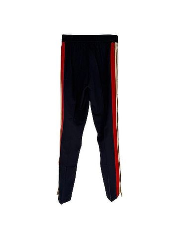 Gucci Gucci Striped Side Seam Snap Button Sweatpants in Navy Blue Wool (view 2)