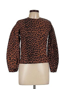 Ganni Long Sleeve Blouse (view 1)