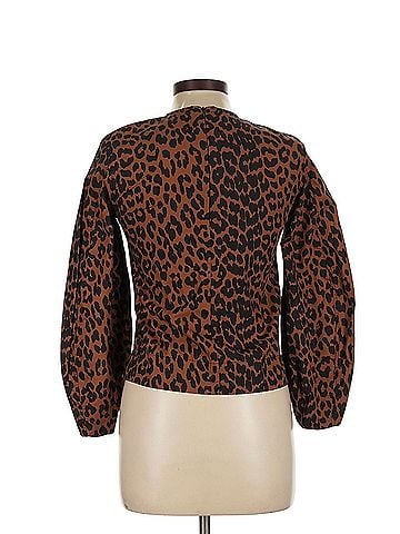 Ganni Long Sleeve Blouse (view 2)