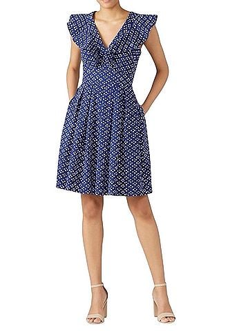 Kate Spade New York Geo Dot Poplin Dress Casual Dress (view 1)