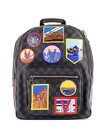 Louis Vuitton Josh Backpack Alps Patches Damier Graphite (view 1)