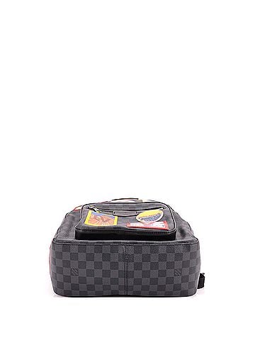 Louis Vuitton Josh Backpack Alps Patches Damier Graphite (view 2)