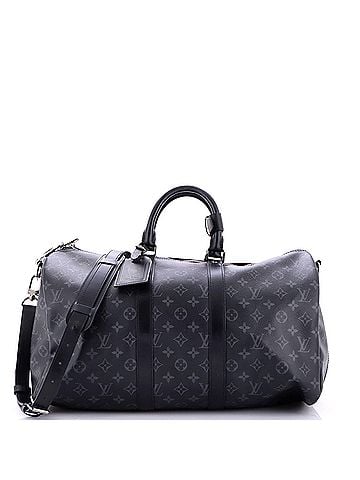 Louis Vuitton Keepall Bandouliere Bag Monogram Eclipse Canvas 45 (view 1)
