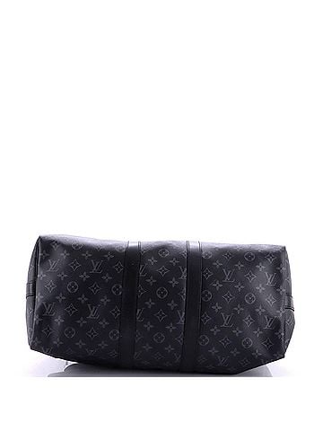 Louis Vuitton Keepall Bandouliere Bag Monogram Eclipse Canvas 45 (view 2)