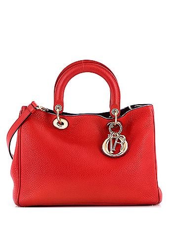 Christian Dior Diorissimo Tote Pebbled Leather Medium (view 1)