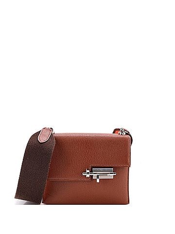Hermès Verrou Bag Chevre Mysore and Canvas Mini (view 1)