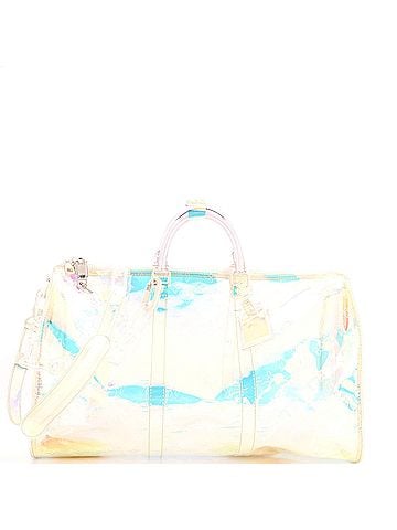 Louis Vuitton Keepall Bandouliere Bag Limited Edition Monogram Prism PVC 50 (view 1)