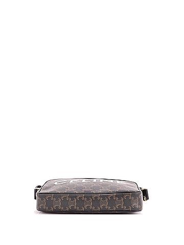 Céline Logo Messenger Bag Triomphe Coated Canvas Medium (view 2)
