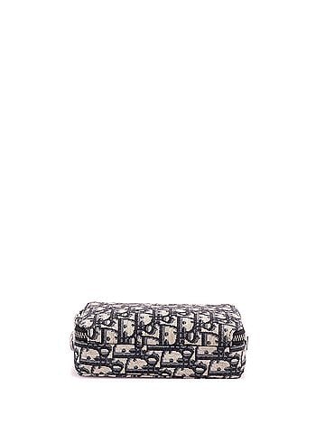 Christian Dior Double Zip Crossbody Pouch Oblique Canvas (view 2)
