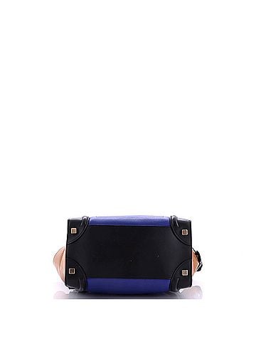 Céline Tricolor Luggage Bag Leather Micro (view 2)
