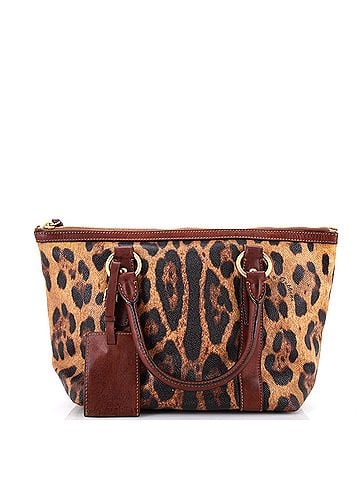 Dolce & Gabbana Top Handle Bag Printed Leather Small (view 1)