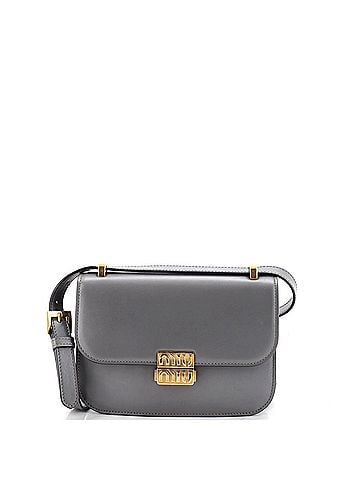 Miu Miu Logo Clasp Crossbody Bag City Calf Small (view 1)