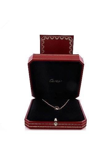 Cartier Love Interlocking Necklace 18K Rose Gold (view 2)