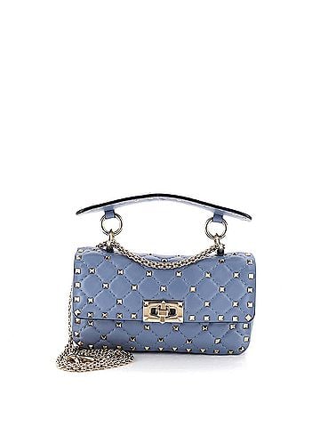 Valentino Garavani Rockstud Spike Flap Bag Quilted Leather Small (view 1)