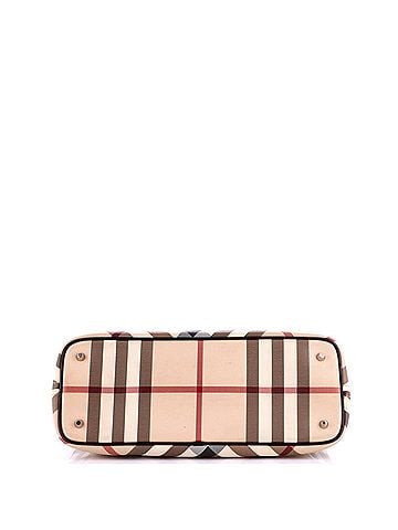 Burberry Regent Tote Nova Check Coated Canvas Medium (view 2)