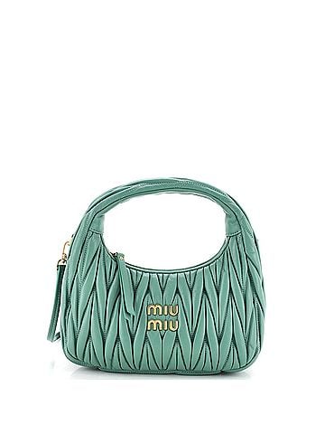 Miu Miu Wander Hobo Matelasse Leather Mini (view 1)