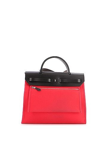 Hermès Herbag Zip Leather and Toile 31 (view 2)