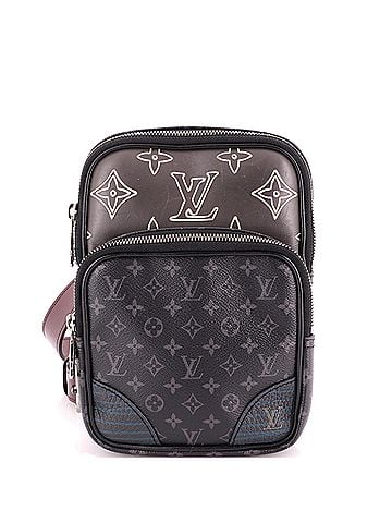 Louis Vuitton Amazone Sling Bag Patchwork Monogram Eclipse Canvas and Printed Leather (view 1)