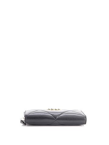 Chanel 19 Zip Around Wallet Quilted Goatskin Medium (view 2)
