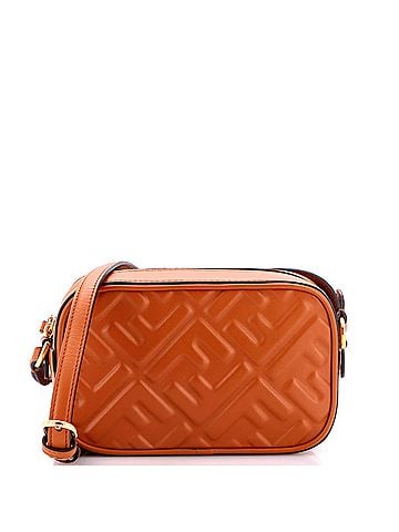 Fendi Camera Case Bag Zucca Embossed Leather Mini (view 1)