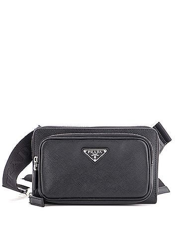 Prada Zip Around Front Pocket Belt Bag Saffiano Leather (view 1)