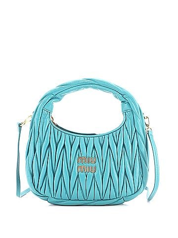 Miu Miu Wander Hobo Matelasse Leather Mini (view 1)