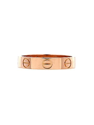 Cartier Love Wedding Band Ring 18K Rose Gold (view 1)