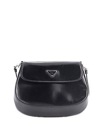 Prada Cleo Flap Shoulder Bag Spazzolato Leather Small (view 1)