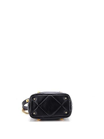 Valentino Garavani Roman Stud Top Handle Bag Quilted Leather Small (view 2)