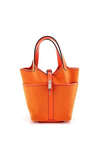 Hermès Cargo Picotin Lock Bag Canvas and Swift PM (view 1)
