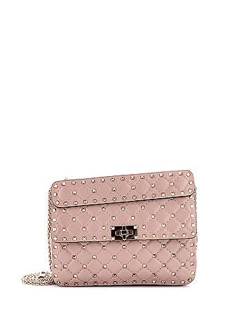 Valentino Garavani Rockstud Spike Flap Bag Quilted Leather Medium (view 1)