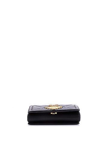 Dolce & Gabbana Devotion Full Flap Shoulder Bag Quilted Leather Small (view 2)