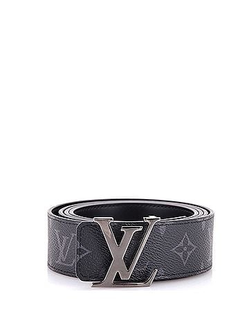 Louis Vuitton LV Initiales Reversible Belt Monogram Eclipse Canvas and Leather Wide (view 1)