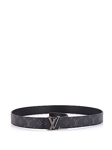 Louis Vuitton LV Initiales Reversible Belt Monogram Eclipse Canvas and Leather Wide (view 2)
